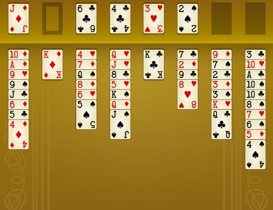 Freecell solitaire