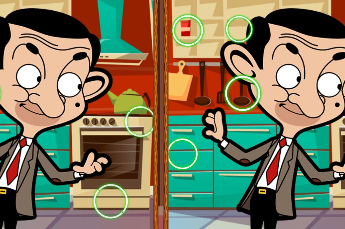 Mr. Bean Find the Differences