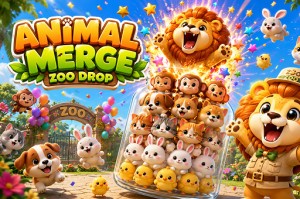 Animal Merge Zoo Drop