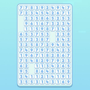 Match Ten Number Puzzle