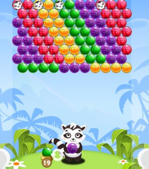 Raccoon Bubble Shooter